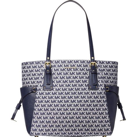 michael kors east west voyager|Michael Kors voyager signature tote.